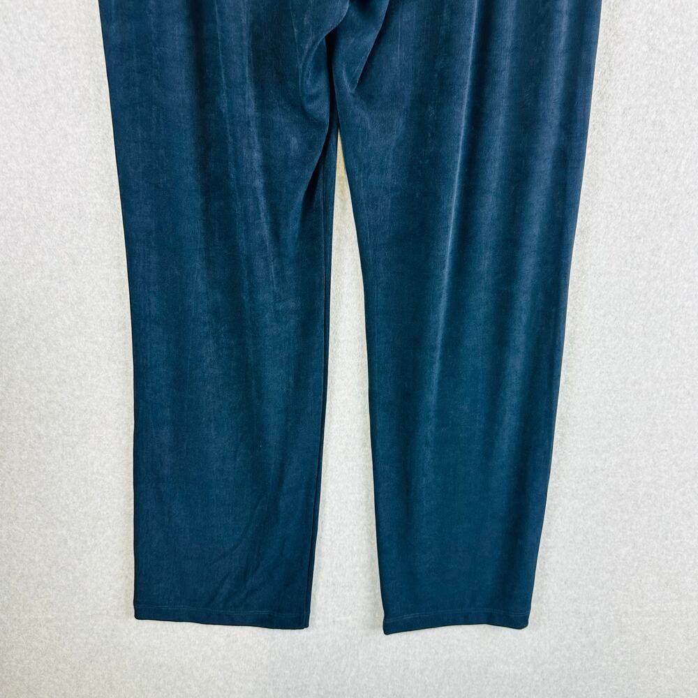 Chico's Travelers‎ Womans Sz 3T 16/18 Tall Palazzo Pants Stretch Comfort Blue - Picture 5 of 8